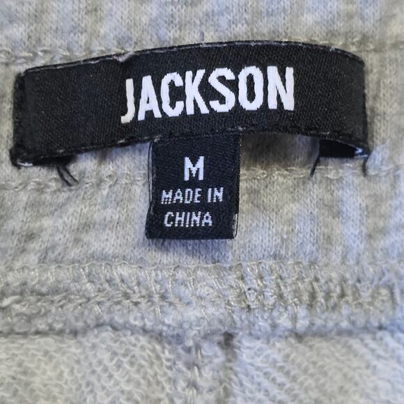 Jackson Men’s Joggers M Gray Ripped Destroyed Look - Picture 2 of 5